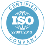 ISO 27001:2013 certified